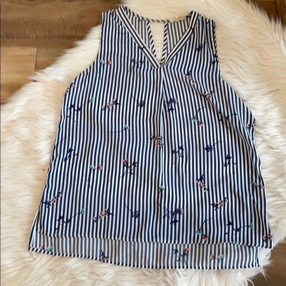 EUC Pleiome semi sheer tank top​​​​​​​​​​​​​​